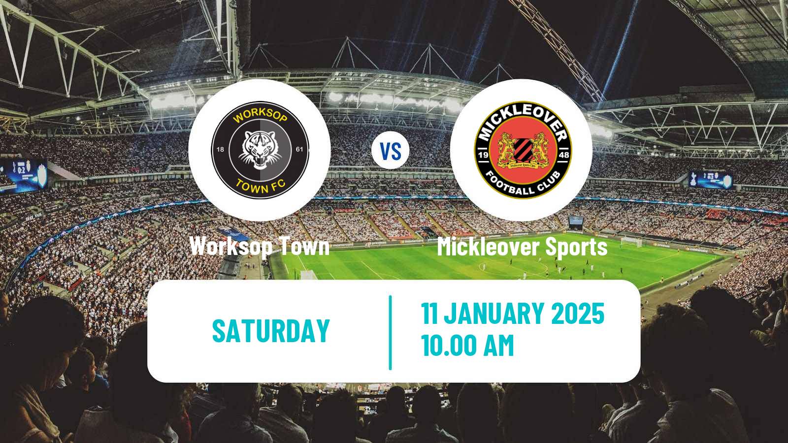 Soccer English NPL Premier Division Worksop Town - Mickleover Sports