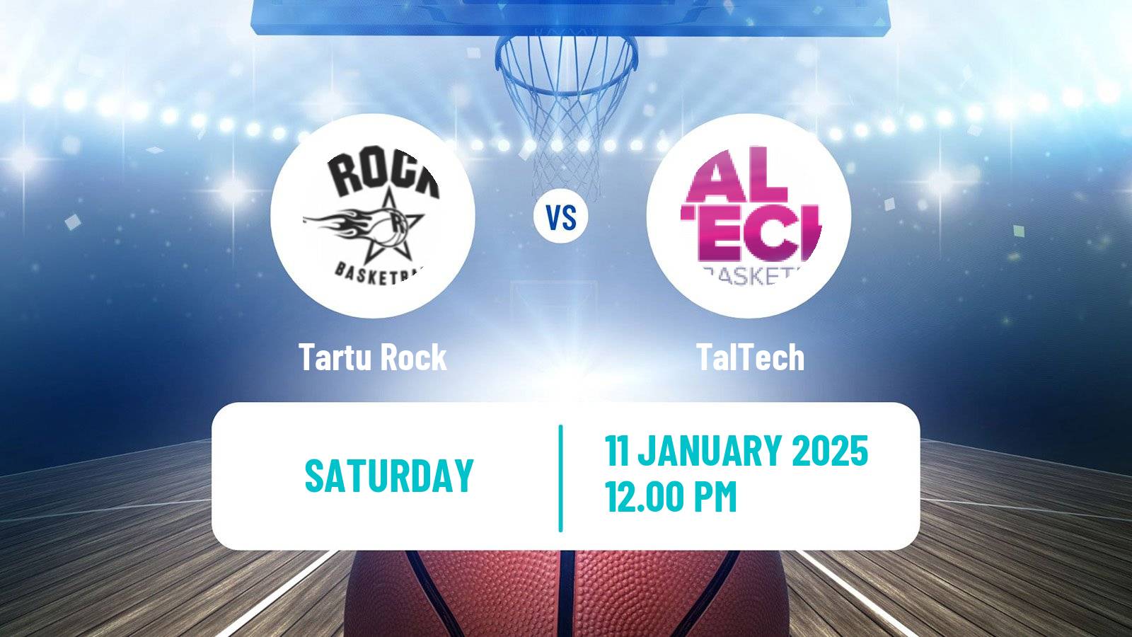 Basketball Estonian–Latvian Basketball League Tartu Rock - TalTech