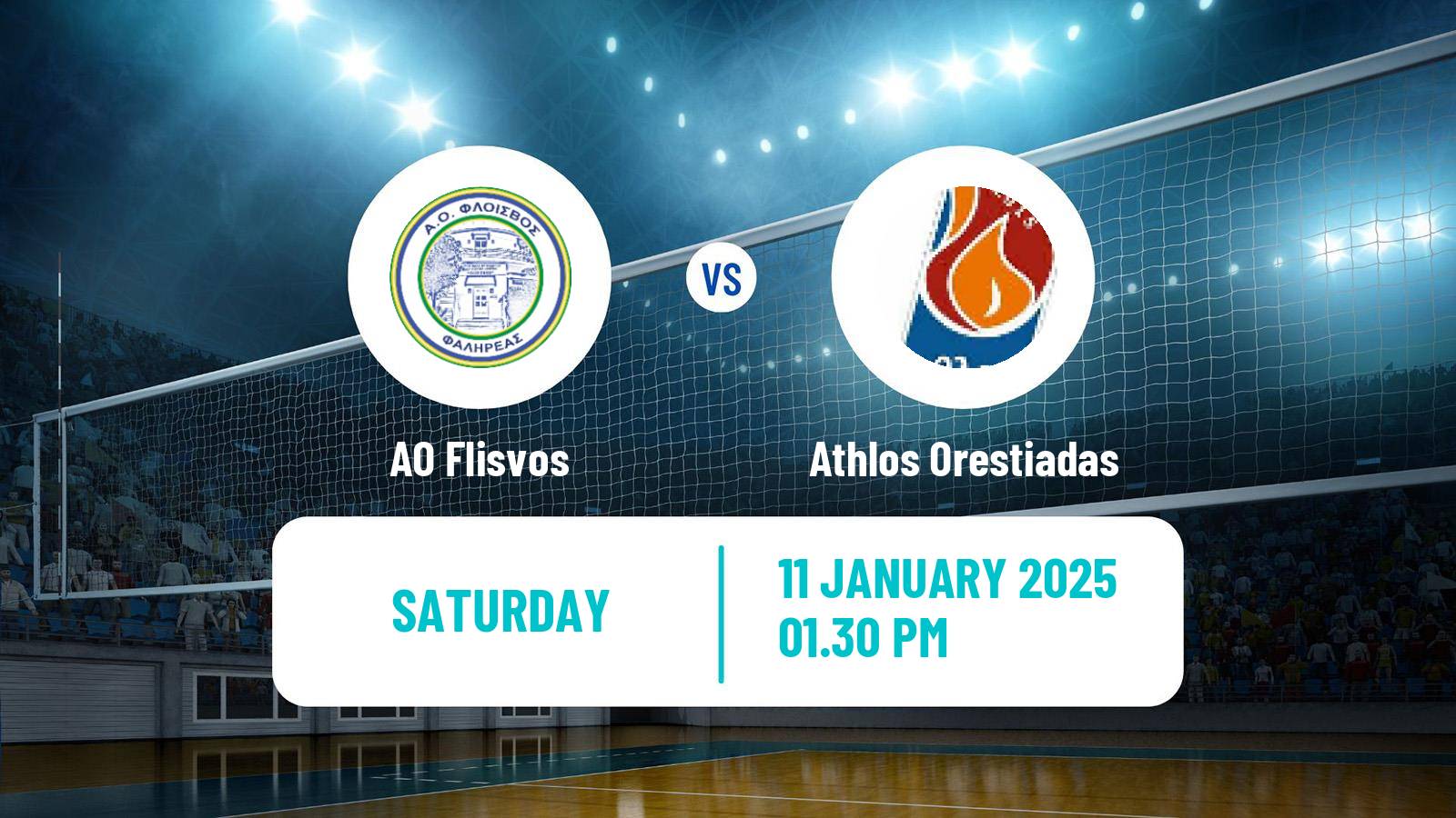 Volleyball Greek A1 Ethniki Volleyball Flisvos - Athlos Orestiadas