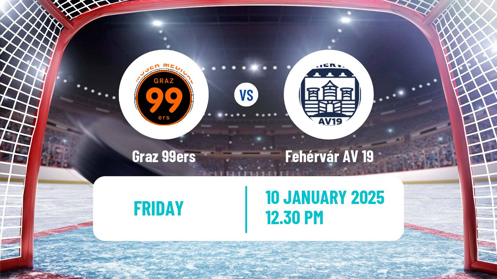 Hockey Austrian Ice Hockey League Graz 99ers - Fehérvár AV 19