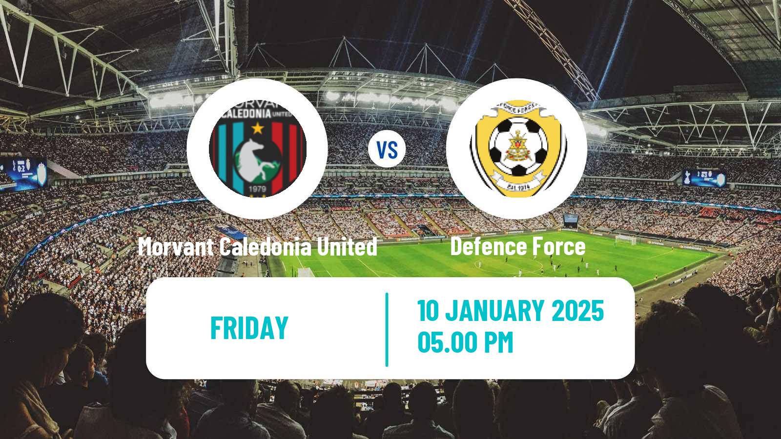 Soccer Trinidad and Tobago Premier League Morvant Caledonia United - Defence Force