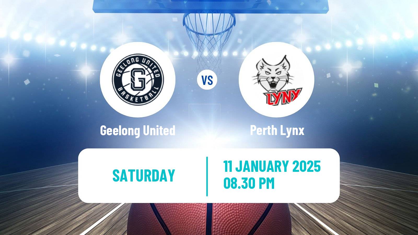 Basketball Australian WNBL Geelong United - Perth Lynx