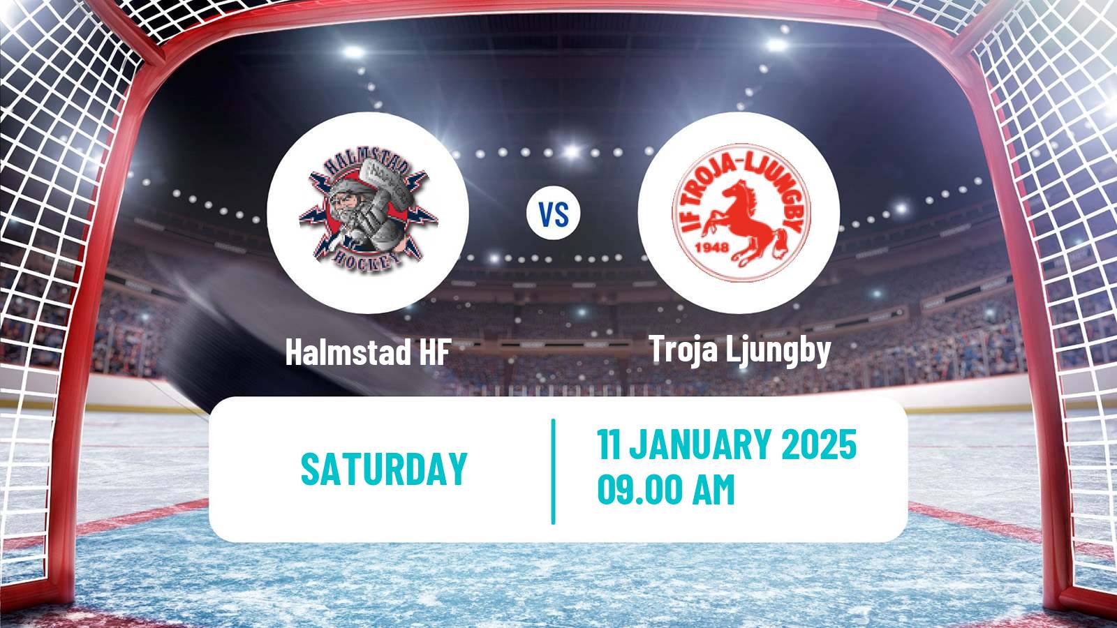 Hockey Swedish Hockey AllEttan Södra Halmstad - Troja Ljungby