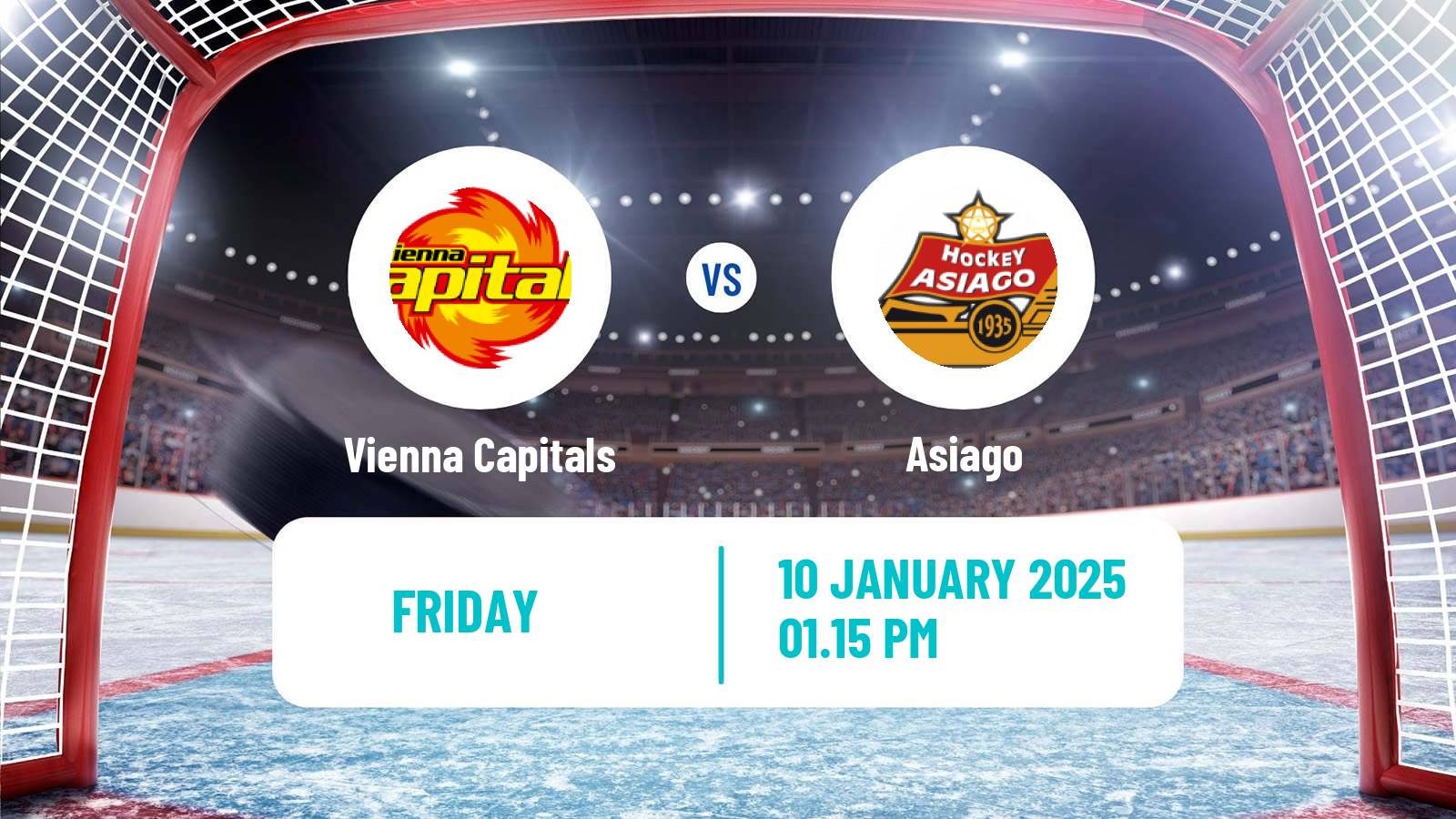 Hockey Austrian Ice Hockey League Vienna Capitals - Asiago