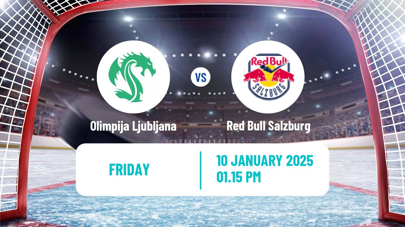 Hockey Austrian Ice Hockey League Olimpija Ljubljana - Red Bull Salzburg