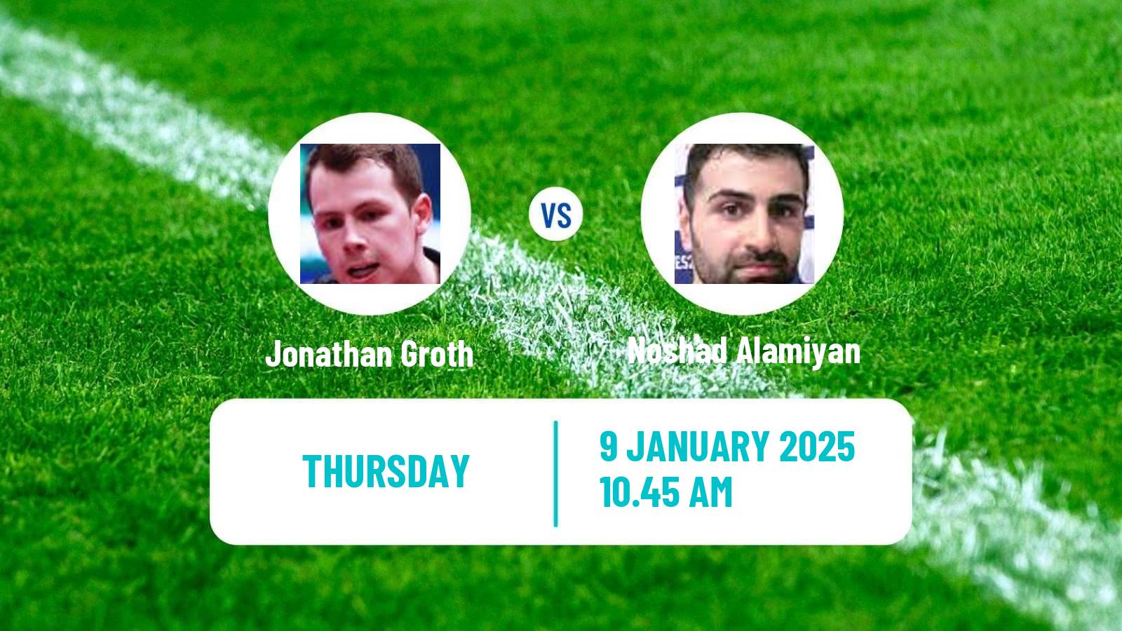 Table tennis Wtt Star Contender Doha Men Jonathan Groth - Noshad Alamiyan