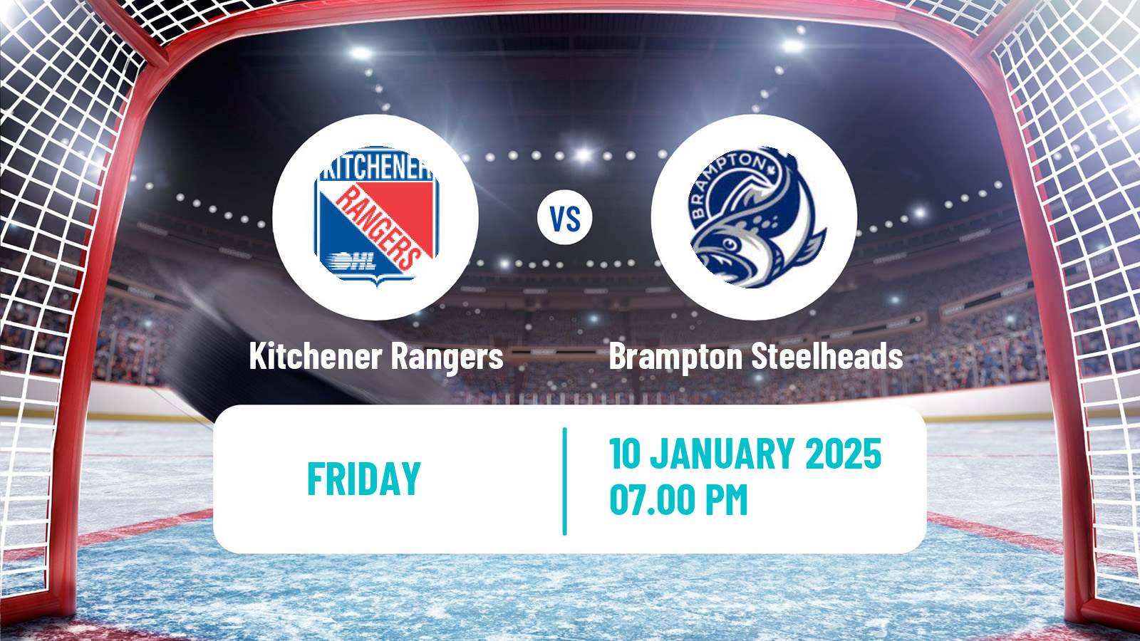 Hockey OHL Kitchener Rangers - Brampton Steelheads