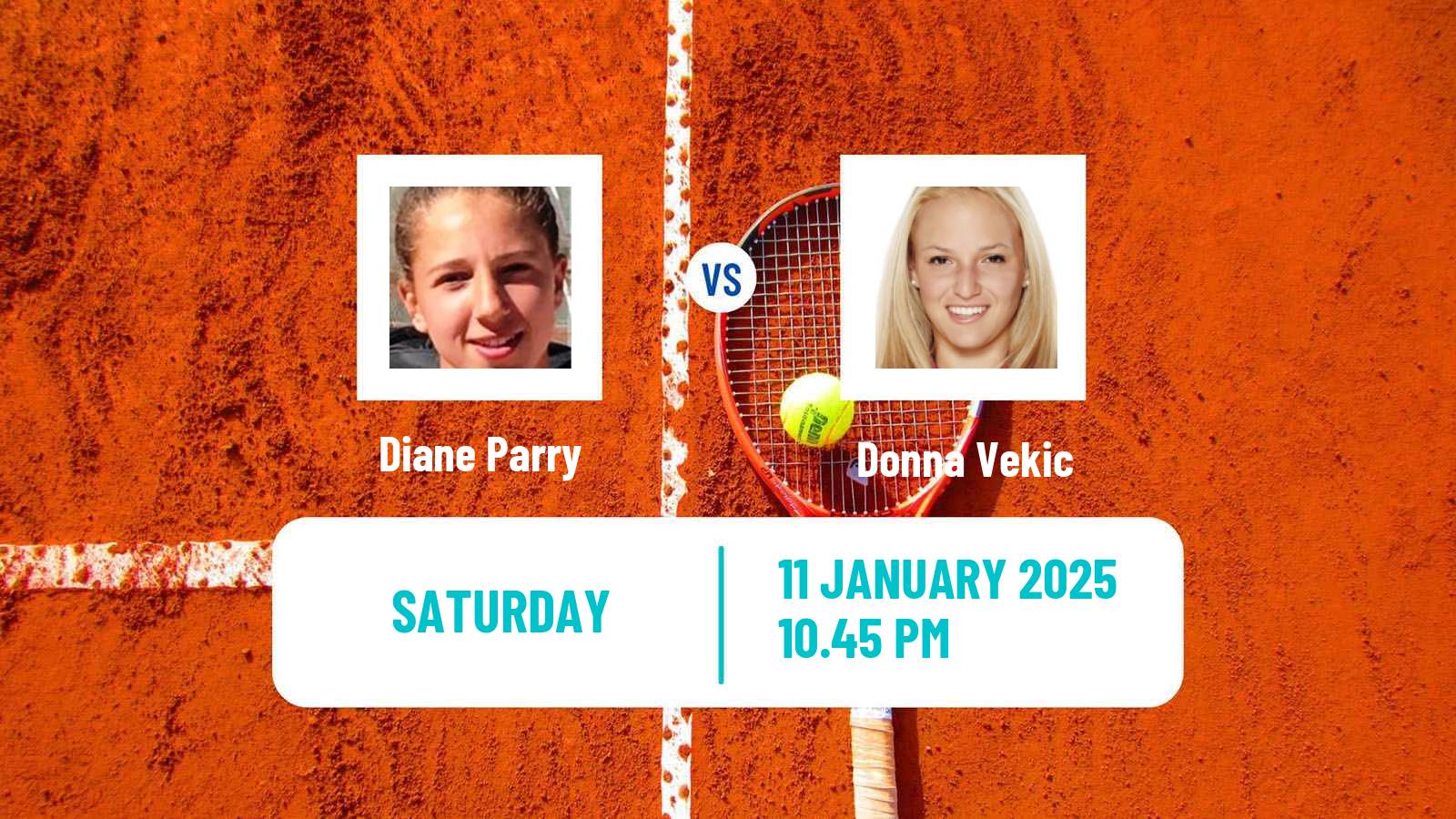 Tennis WTA Australian Open Diane Parry - Donna Vekic