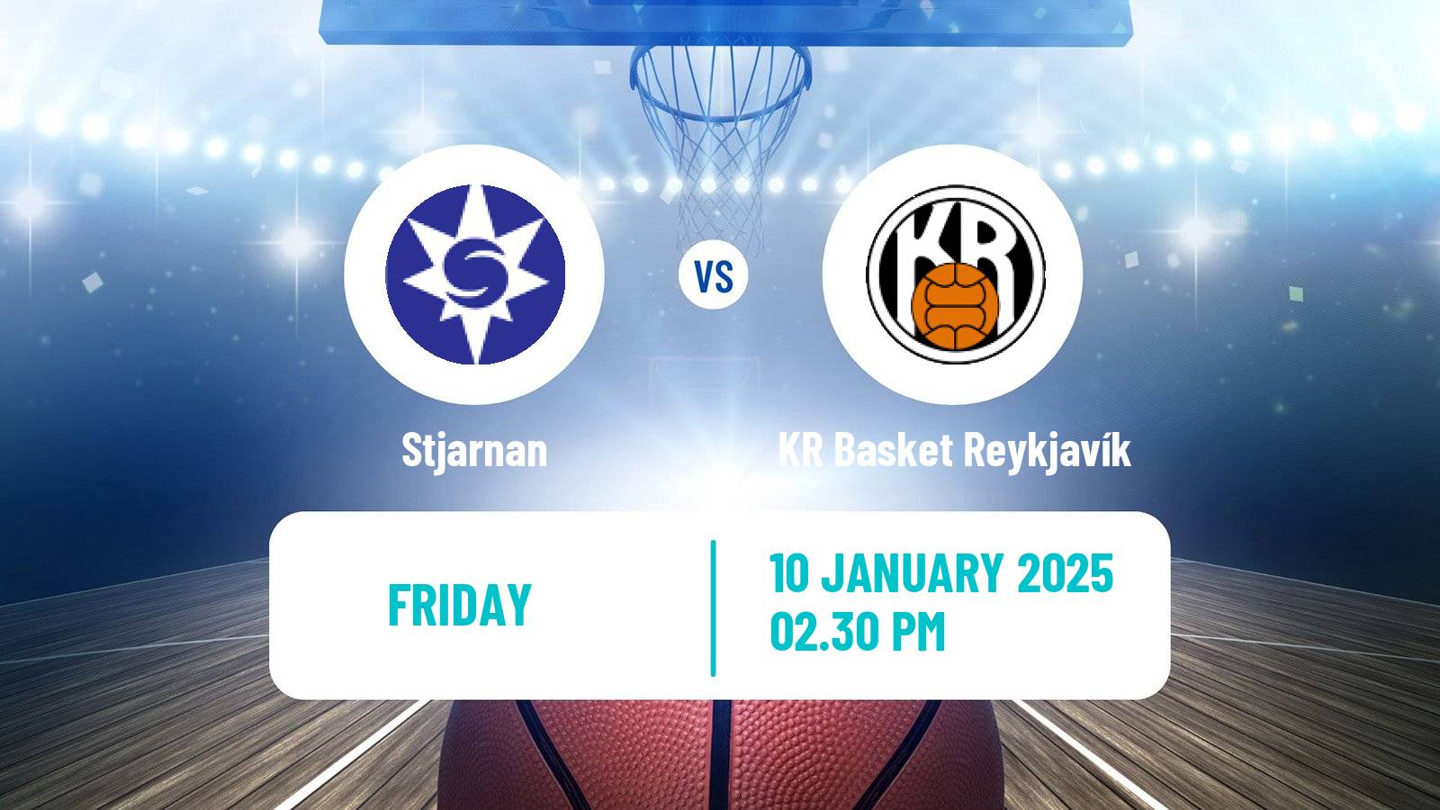 Basketball Icelandic Premier League Basketball Stjarnan - KR Basket Reykjavík