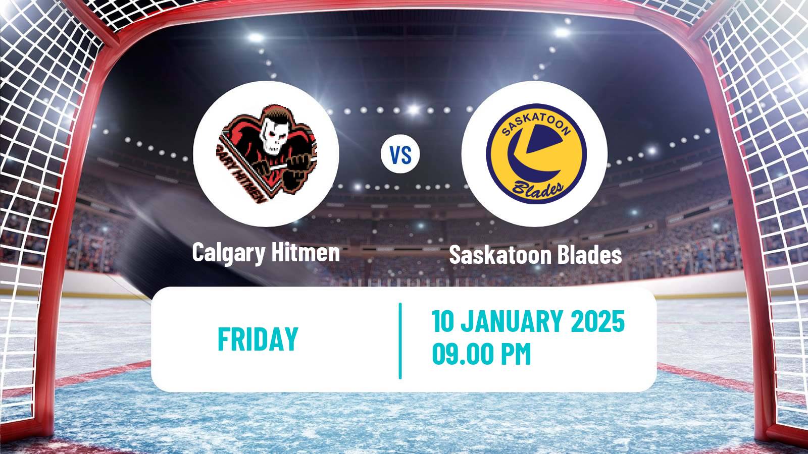 Hockey WHL Calgary Hitmen - Saskatoon Blades