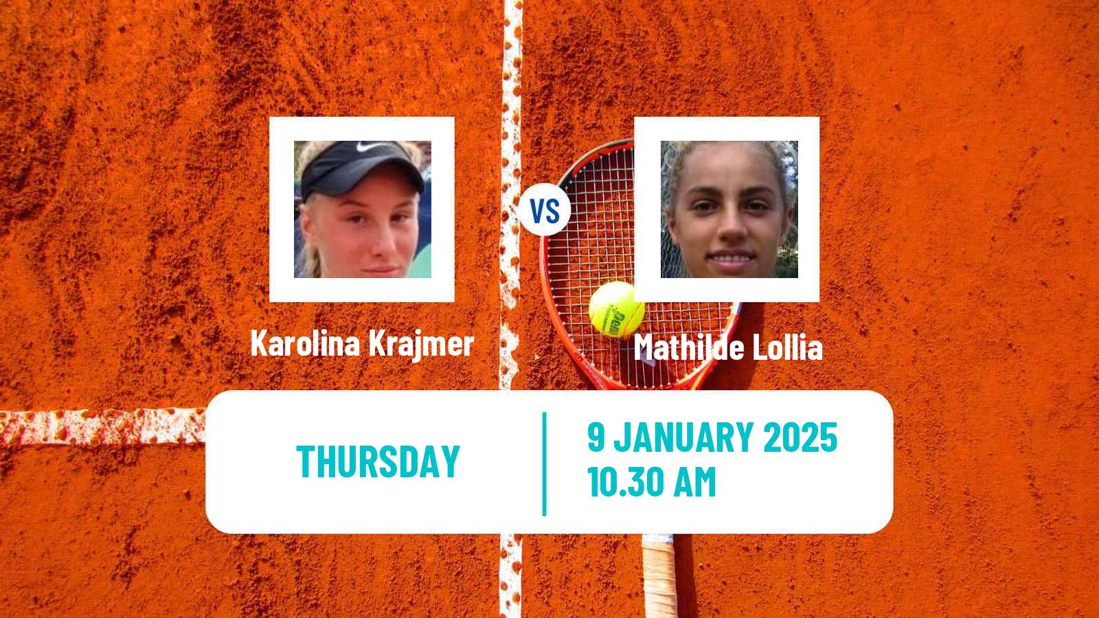 Tennis ITF W35 Le Lamentin Women Karolina Krajmer - Mathilde Lollia