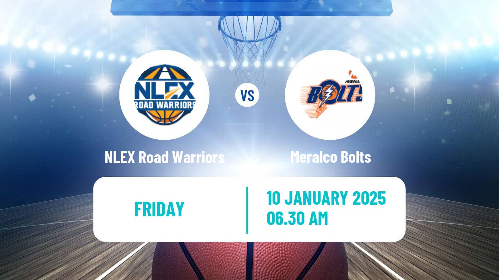 Basketball Philippines - Commissioners Cup NLEX Road Warriors - Meralco Bolts