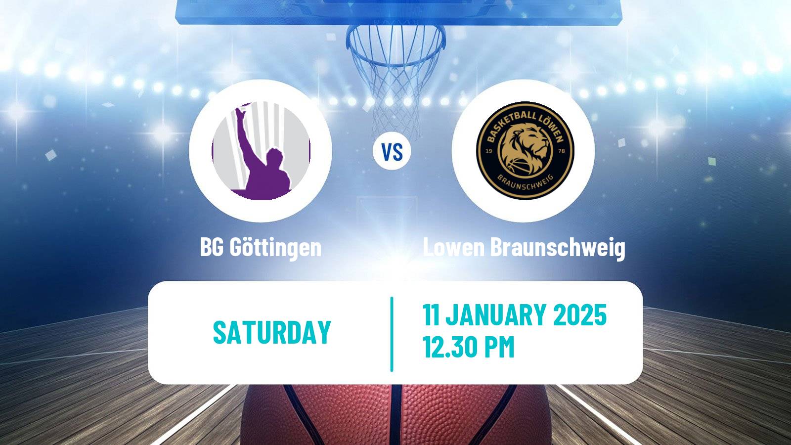 Basketball German BBL BG Göttingen - Lowen Braunschweig