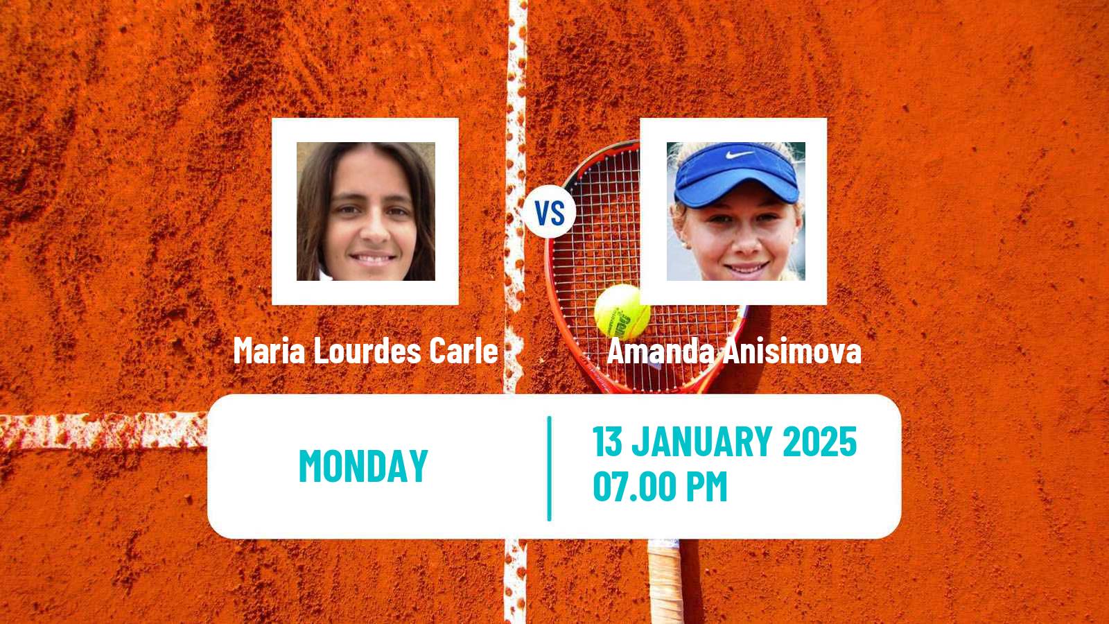 Tennis WTA Australian Open Maria Lourdes Carle - Amanda Anisimova