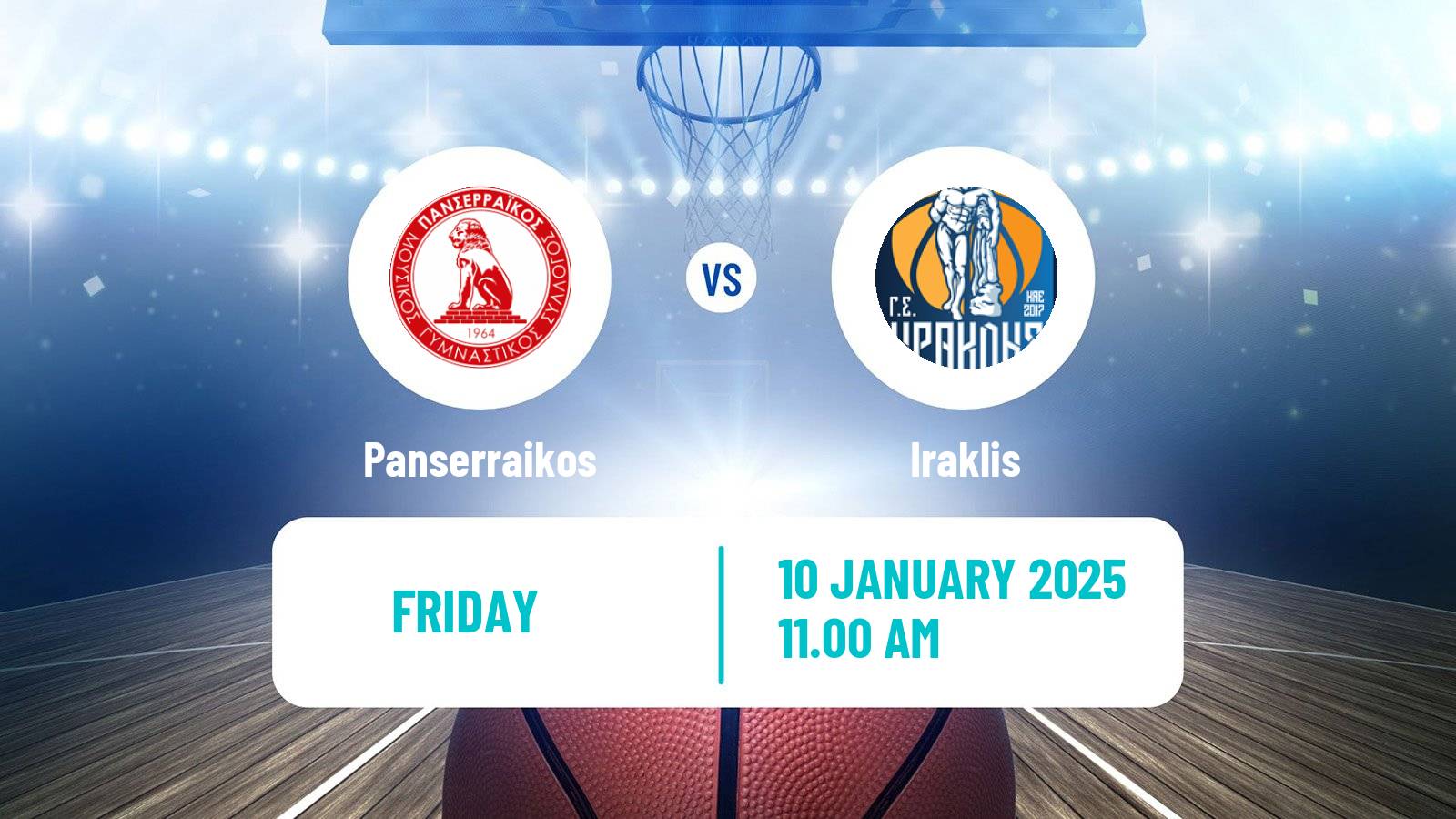 Basketball Greek Basket League A1 Women Panserraikos - Iraklis