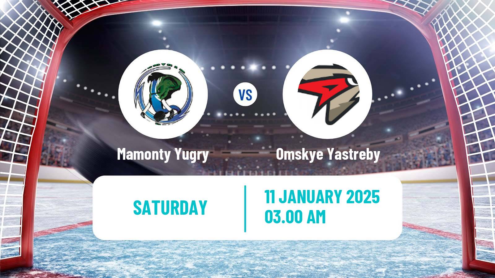 Hockey MHL Mamonty Yugry - Omskye Yastreby