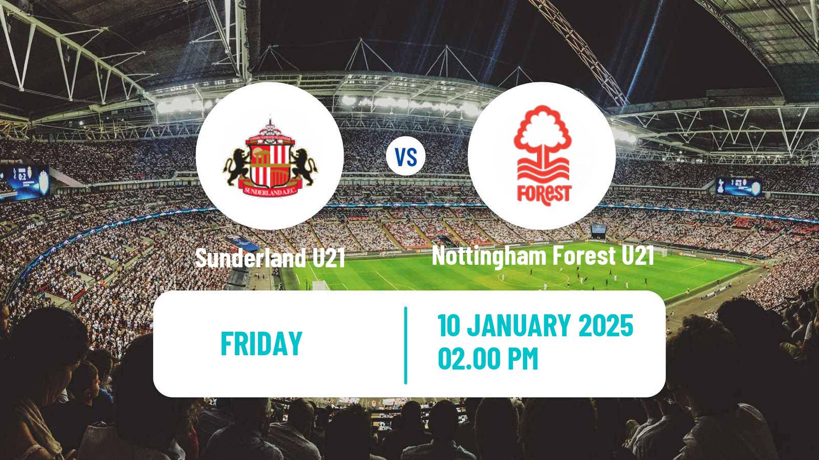 Soccer English Premier League 2 Sunderland U21 - Nottingham Forest U21