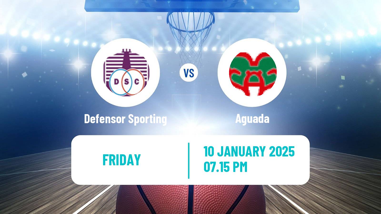 Basketball Uruguayan Liga Basketball Defensor Sporting - Aguada