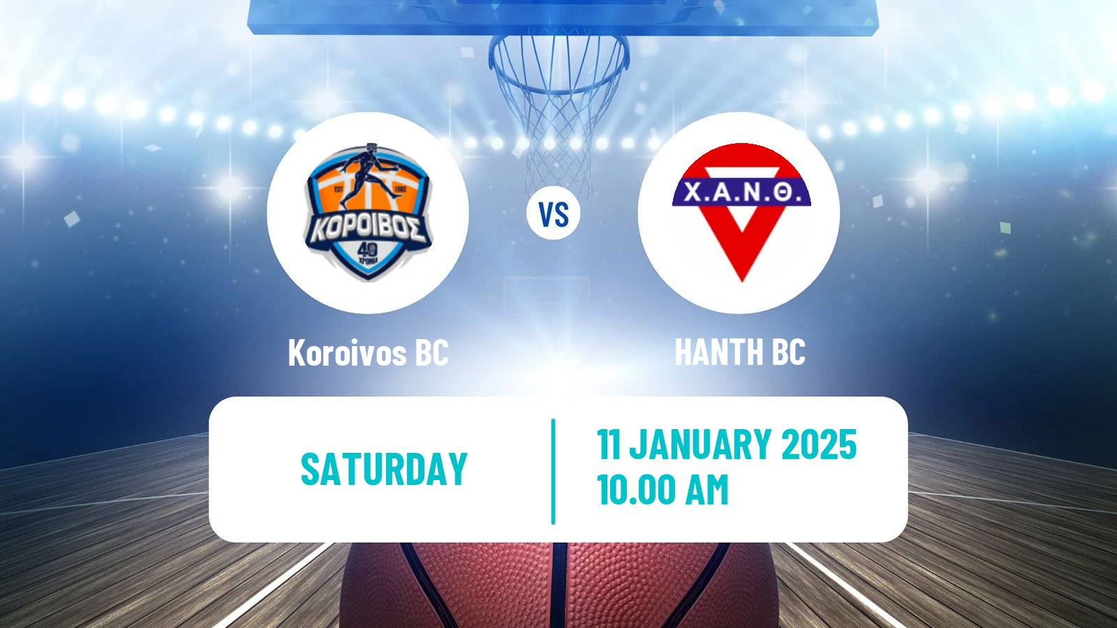 Basketball Greek Elite League Basketball Koroivos - HANTH