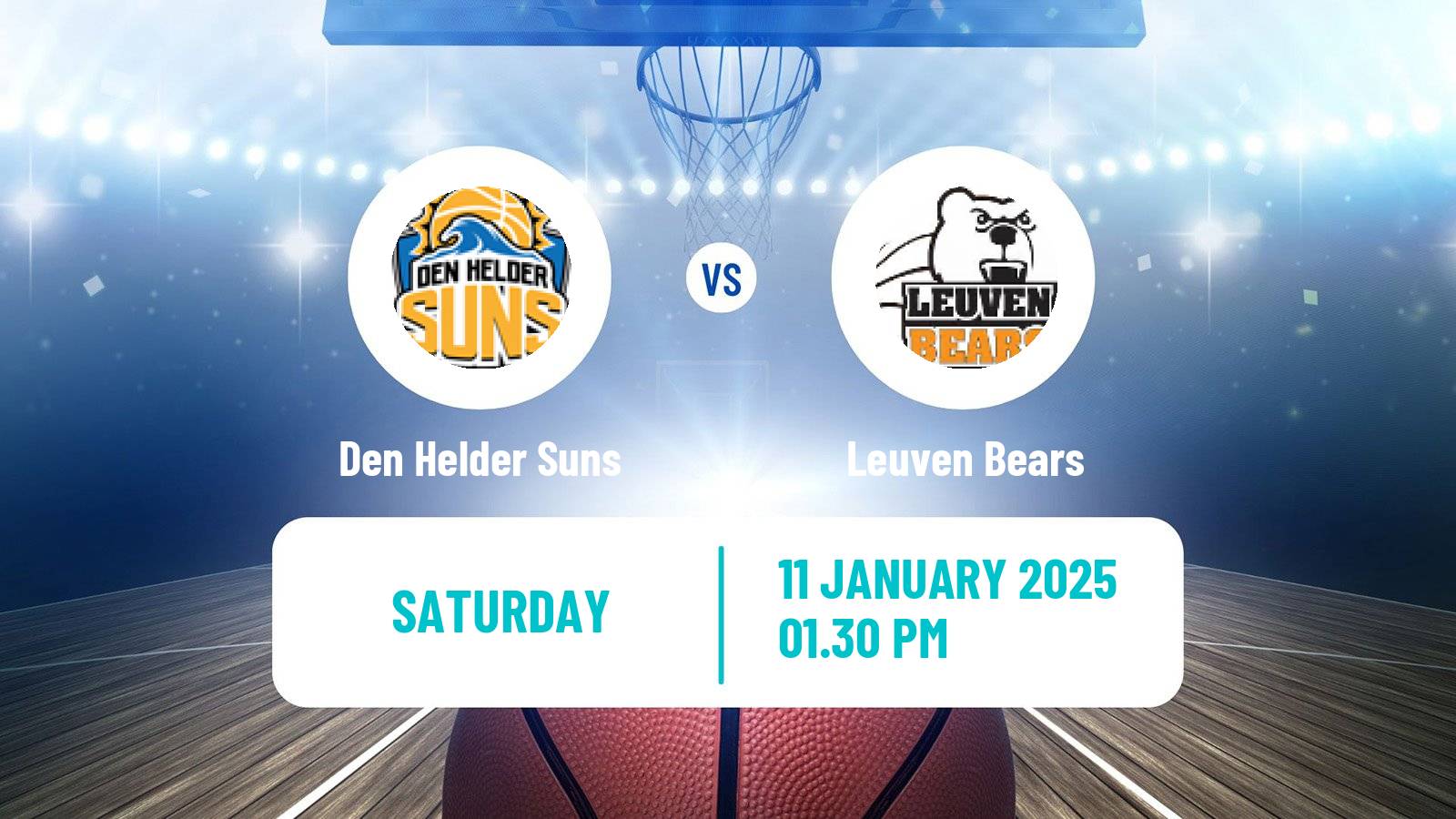 Basketball BNXT League Den Helder Suns - Leuven Bears