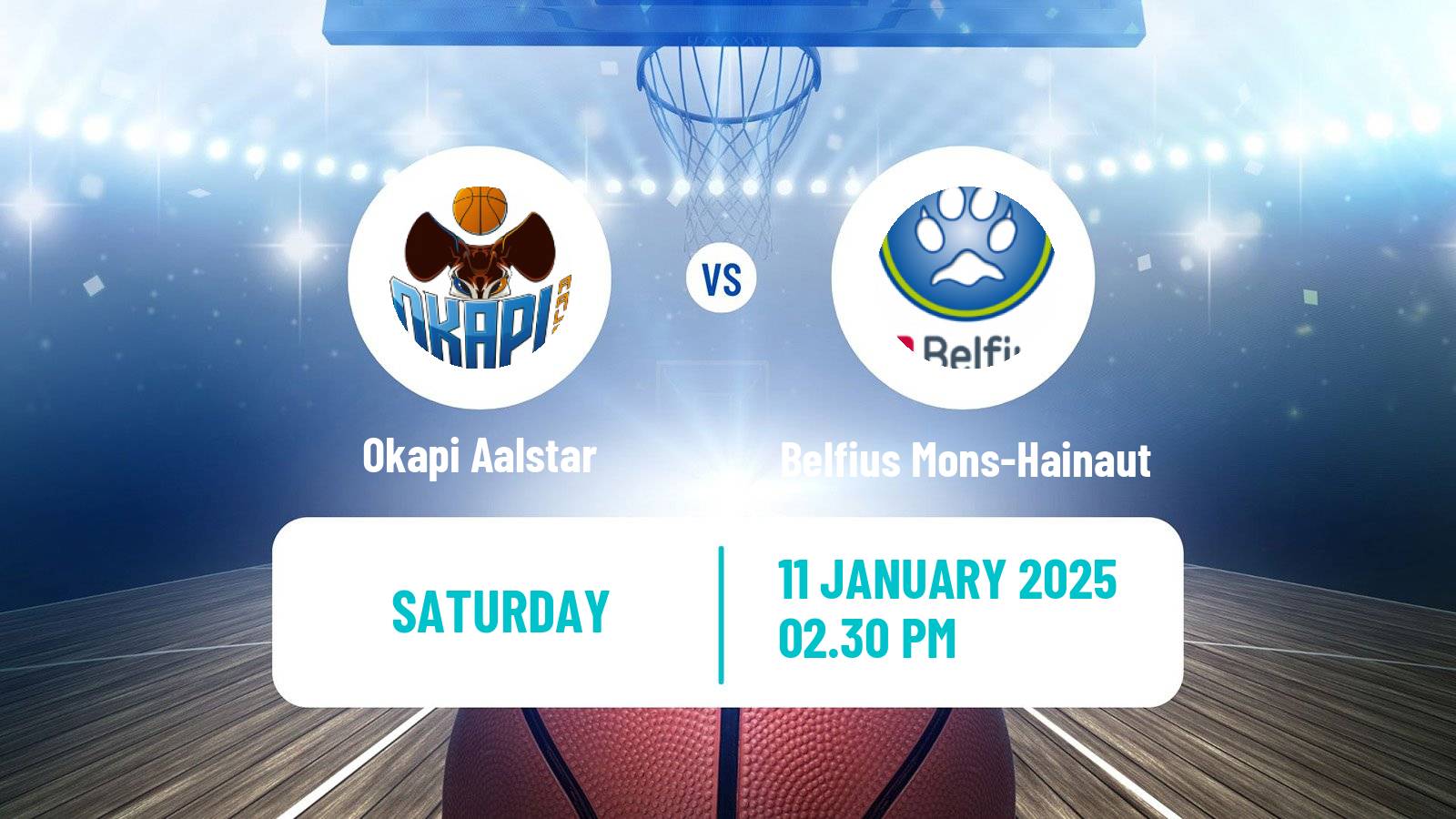 Basketball BNXT League Okapi Aalstar - Belfius Mons-Hainaut