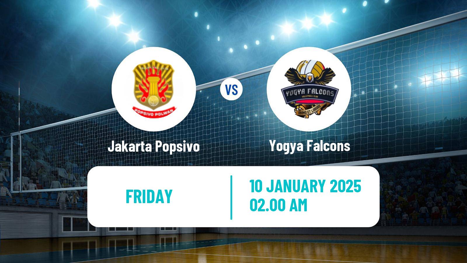 Volleyball Indonesian Proliga Volleyball Women Jakarta Popsivo - Yogya Falcons