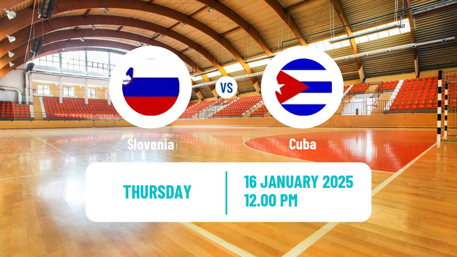 Handball Handball World Championship Slovenia - Cuba