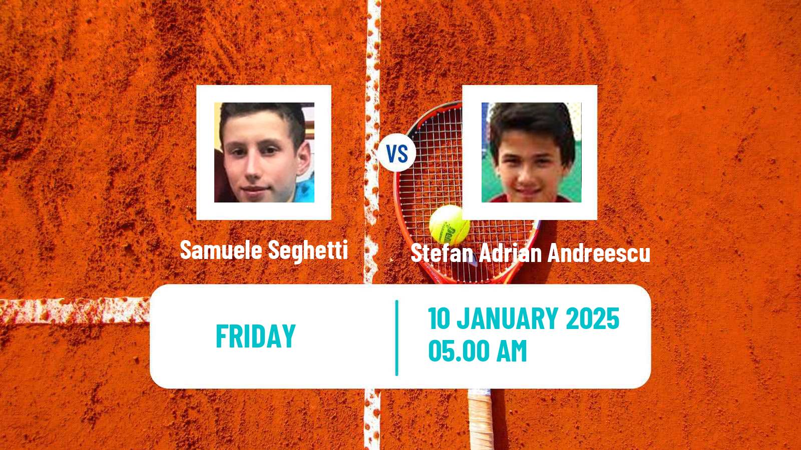 Tennis ITF M15 Antalya Men Samuele Seghetti - Stefan Adrian Andreescu