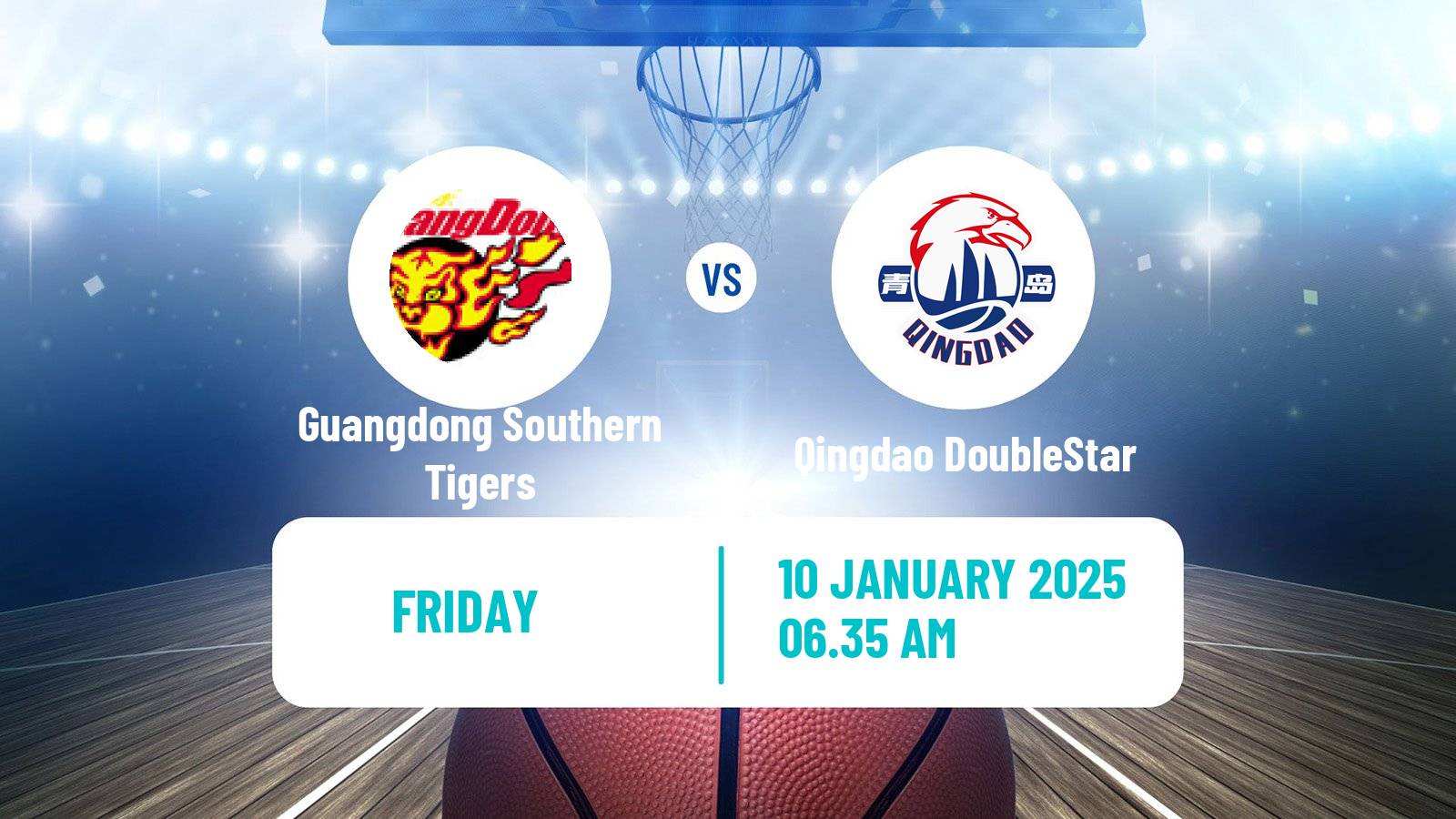 Basketball CBA Guangdong Southern Tigers - Qingdao DoubleStar