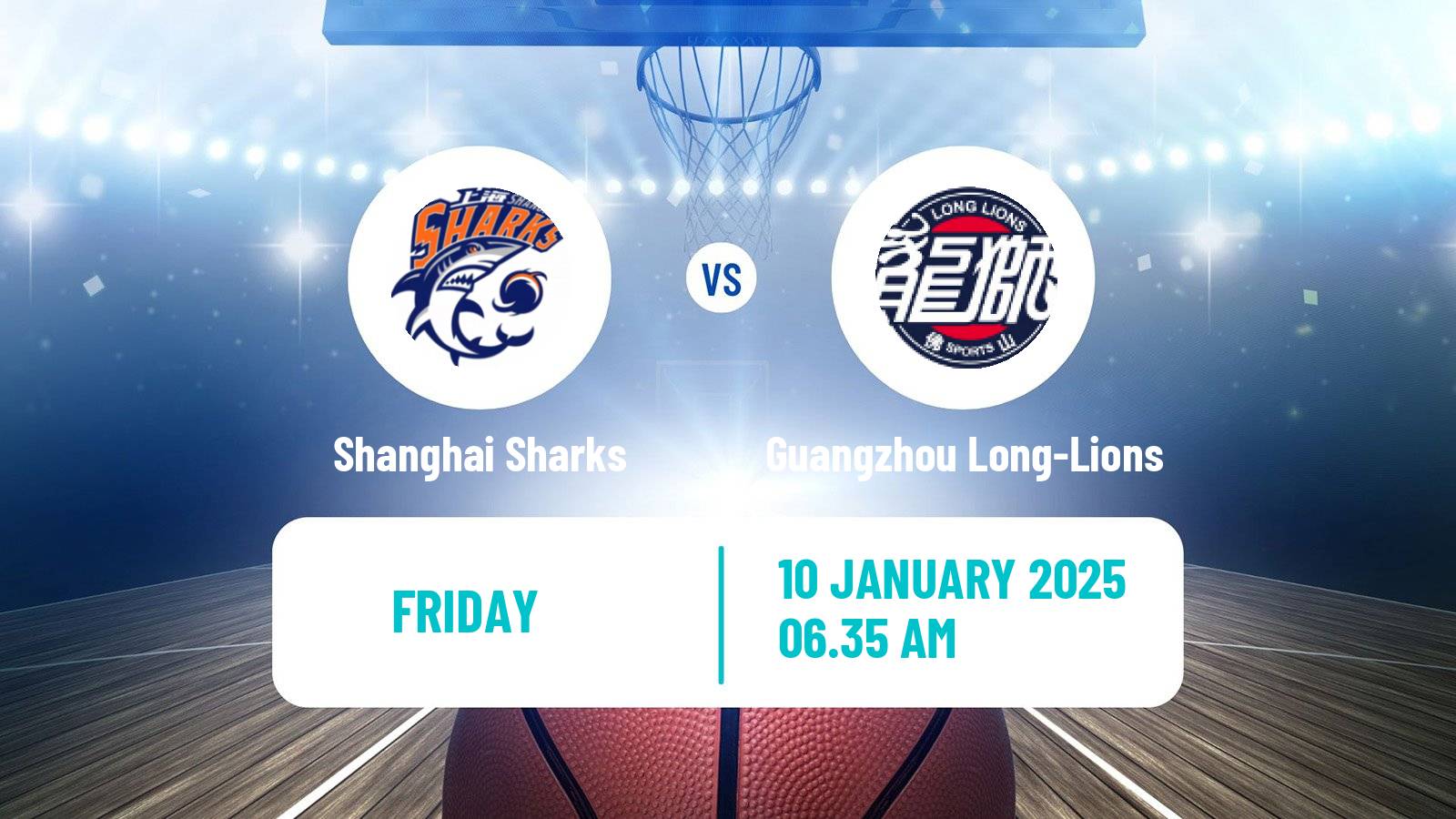 Basketball CBA Shanghai Sharks - Guangzhou Long-Lions