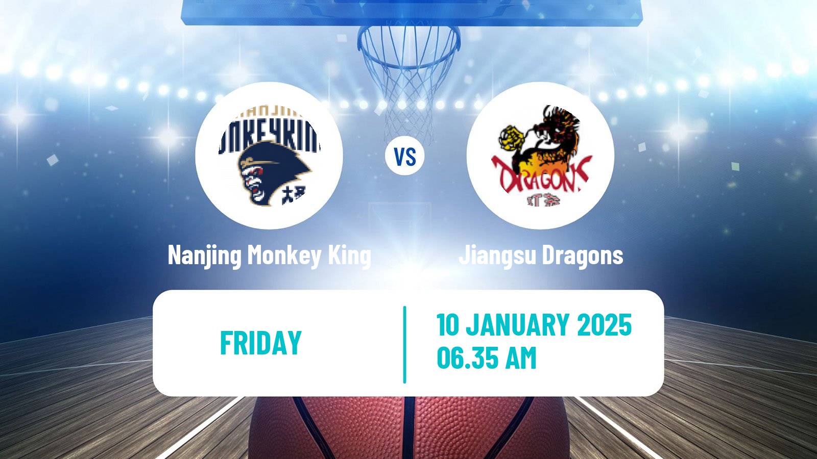 Basketball CBA Nanjing Monkey King - Jiangsu Dragons