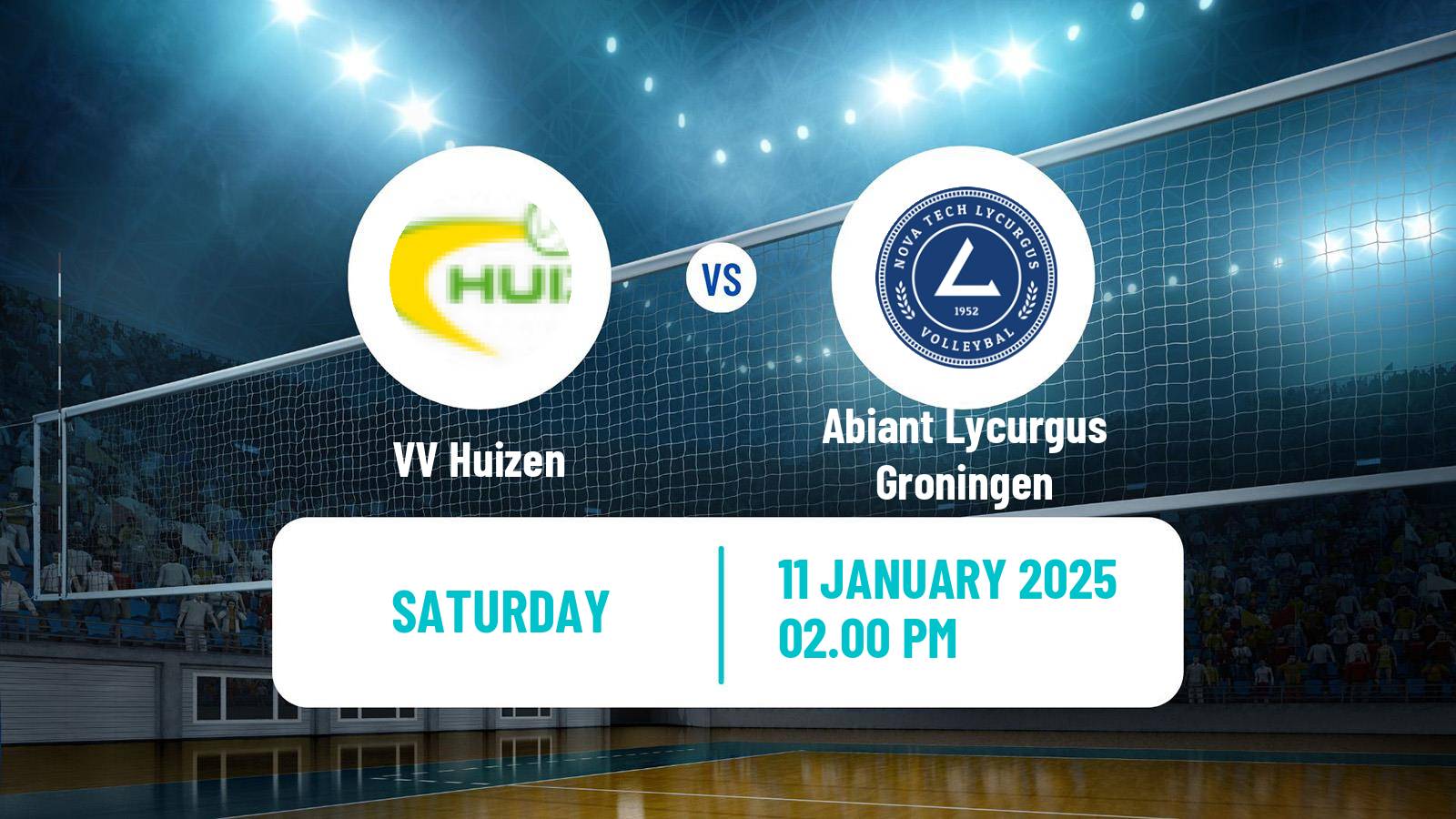 Volleyball Dutch Eredivisie Volleyball Huizen - Abiant Lycurgus Groningen