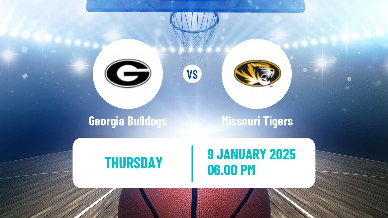 Basketball NCAA College Basketball Women Georgia Bulldogs - Missouri Tigers