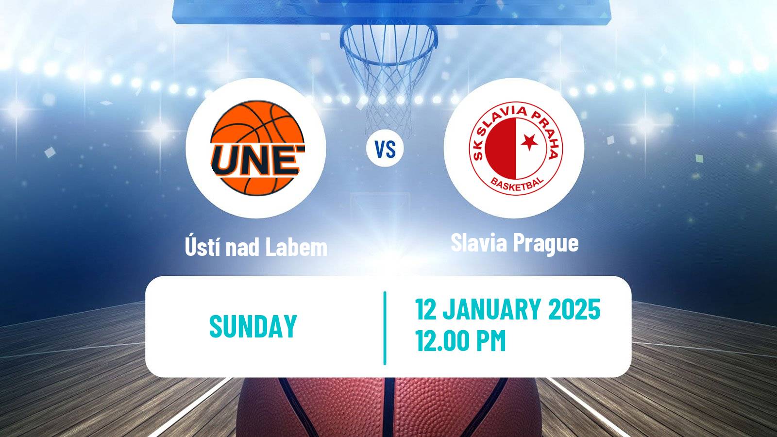 Basketball Czech NBL Ústí nad Labem - Slavia Prague