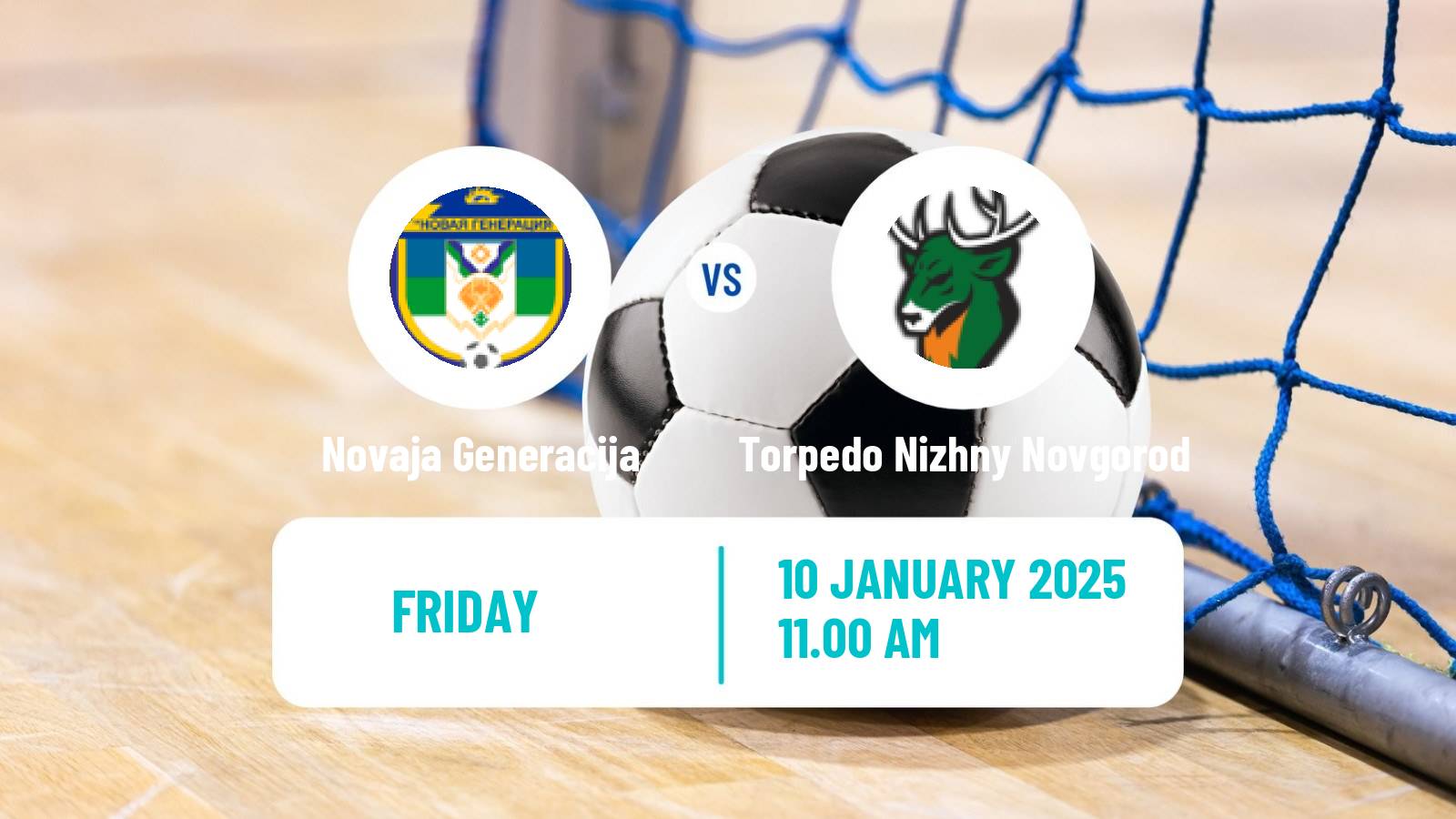 Futsal Russian Super Liga Futsal Novaja Generacija - Torpedo Nizhny Novgorod