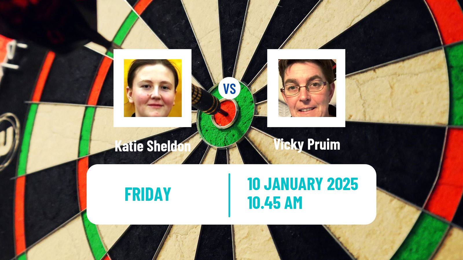 Darts Modus Super Series Katie Sheldon - Vicky Pruim