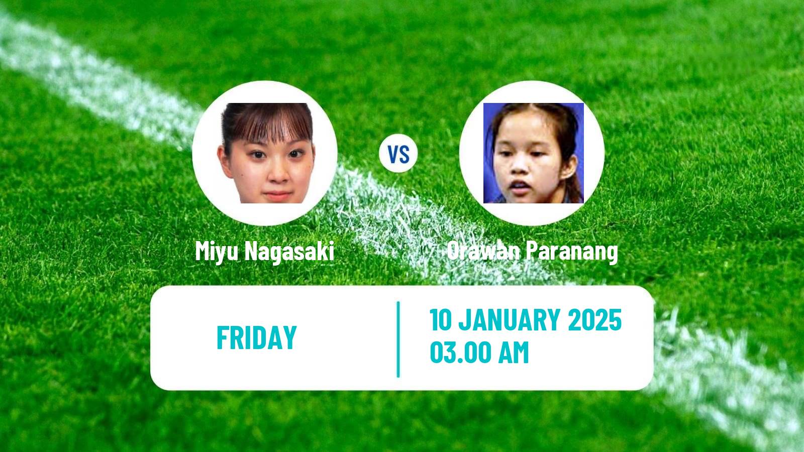 Table tennis Wtt Star Contender Doha Women Miyu Nagasaki - Orawan Paranang