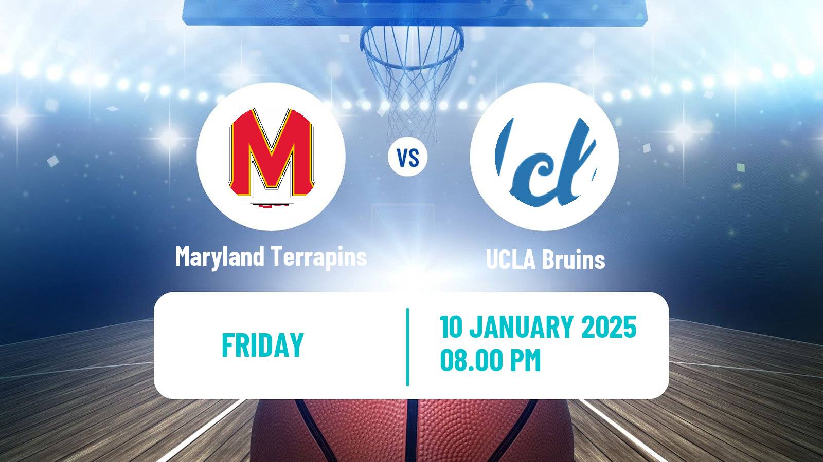 Basketball NCAA College Basketball Maryland Terrapins - UCLA Bruins