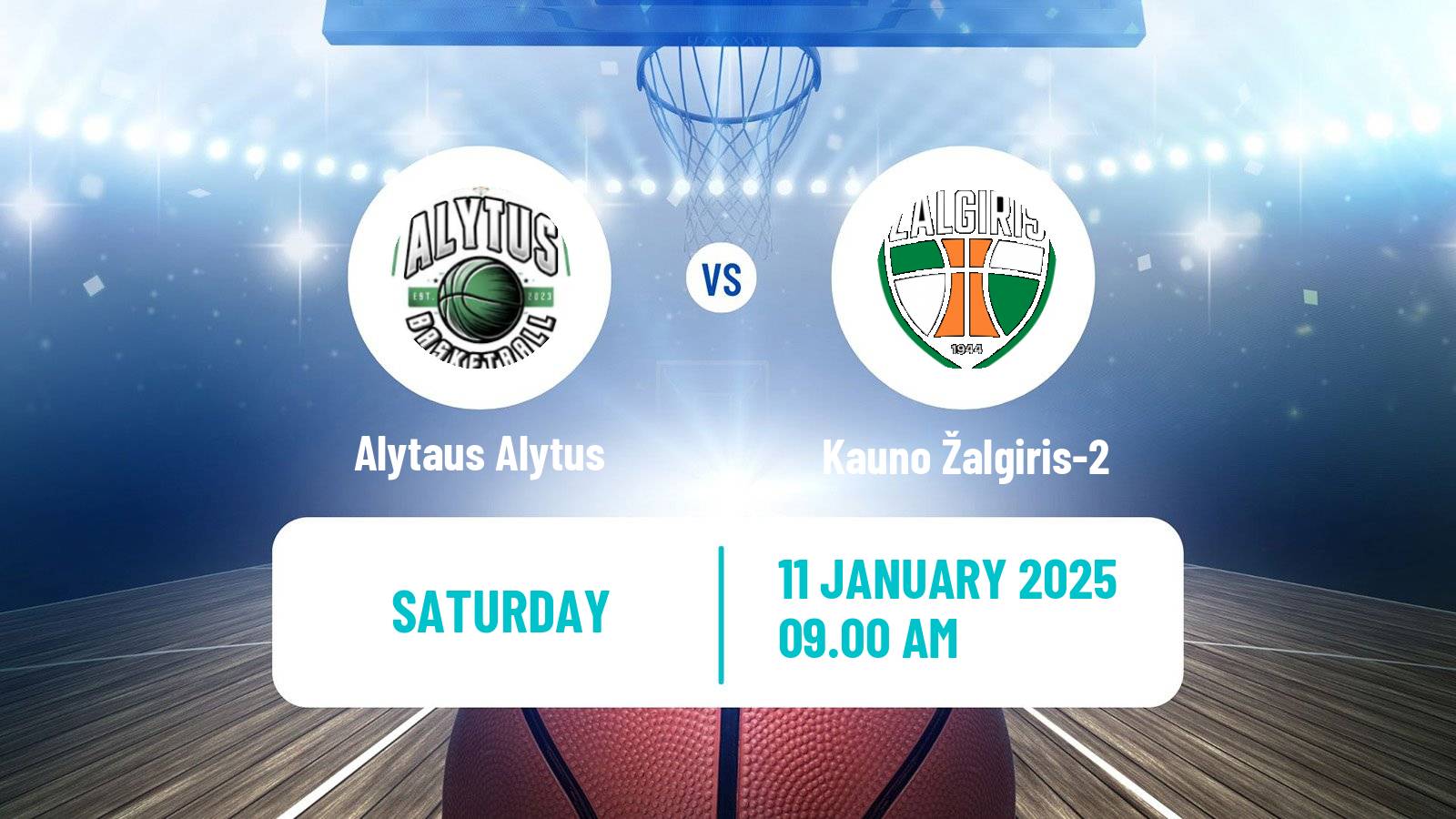 Basketball Lietuvos NKL Alytaus Alytus - Kauno Žalgiris-2