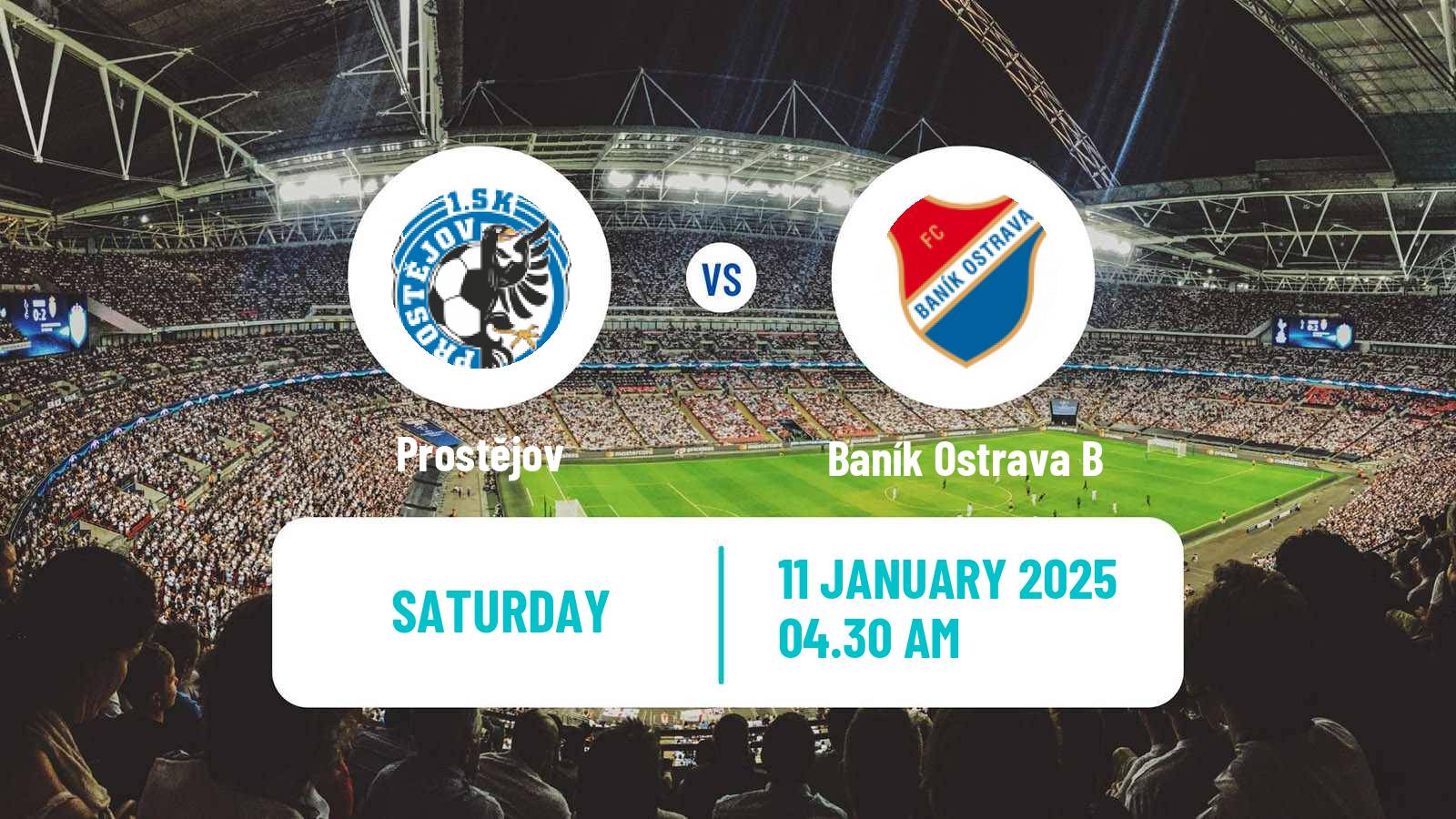 Soccer Czech Tipsport Liga Prostějov - Baník Ostrava B