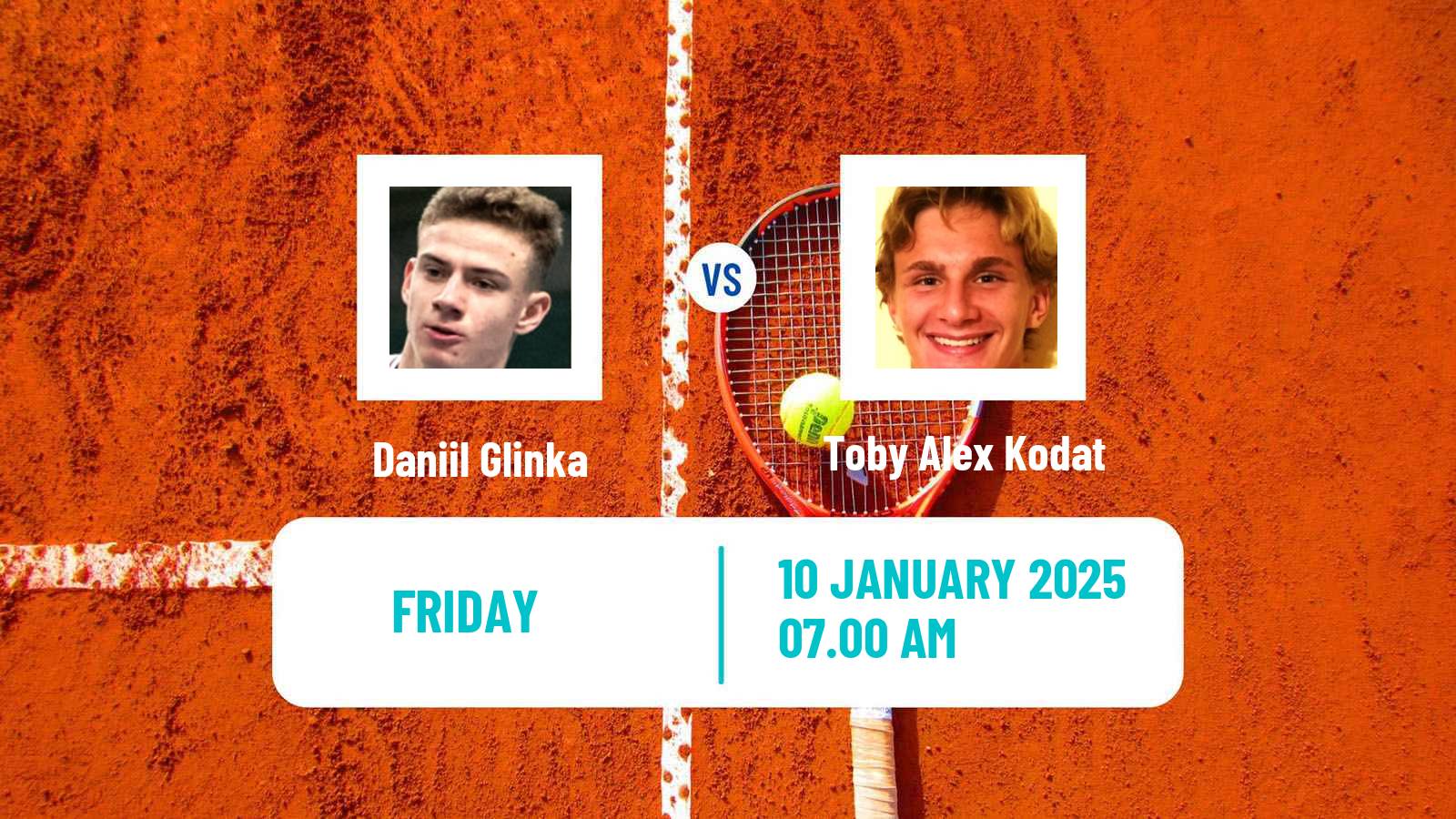 Tennis ITF M25 Hazebrouck Men Daniil Glinka - Toby Alex Kodat