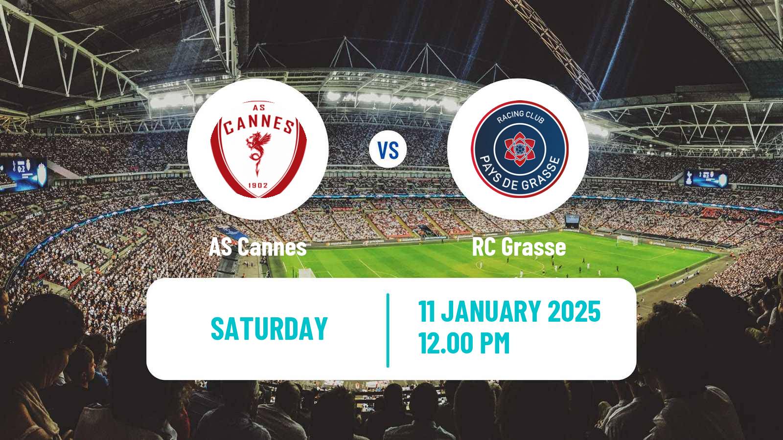 Soccer French National 2 - Group A Cannes - Grasse