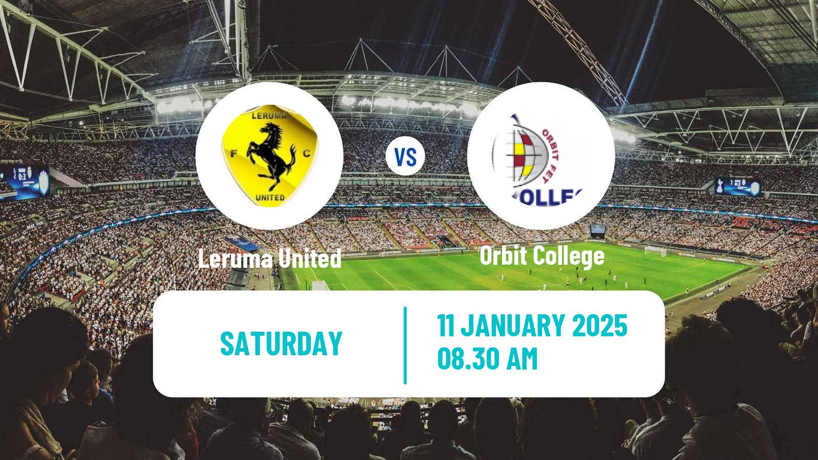 Soccer South African First Division Leruma United - Orbit College