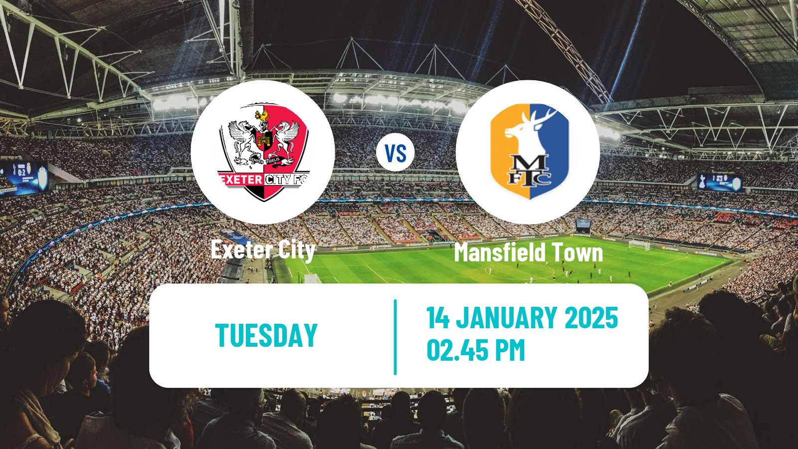 Soccer English League One Exeter City - Mansfield Town