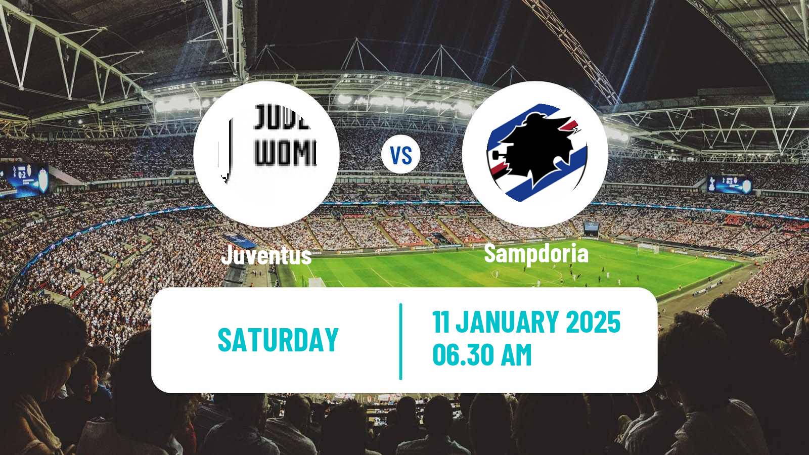 Soccer Italian Serie A Women Juventus - Sampdoria