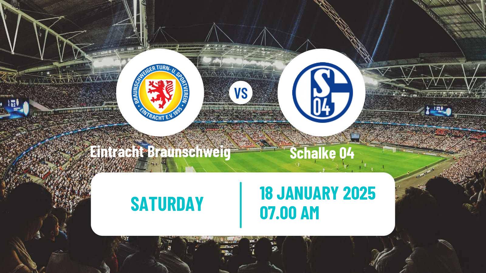 Soccer German 2 Bundesliga Eintracht Braunschweig - Schalke 04