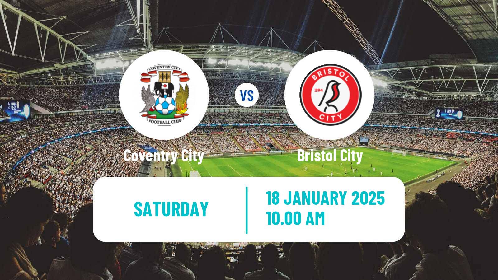 Soccer English League Championship Coventry City - Bristol City