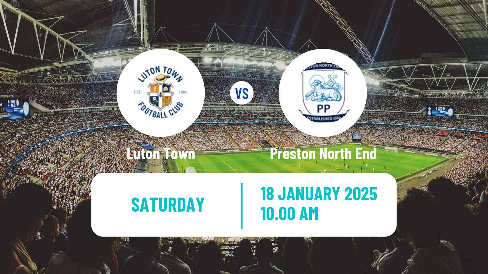 Soccer English League Championship Luton Town - Preston North End