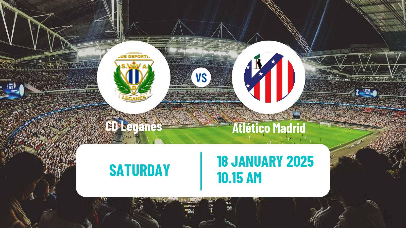 Soccer Spanish LaLiga Leganés - Atlético Madrid