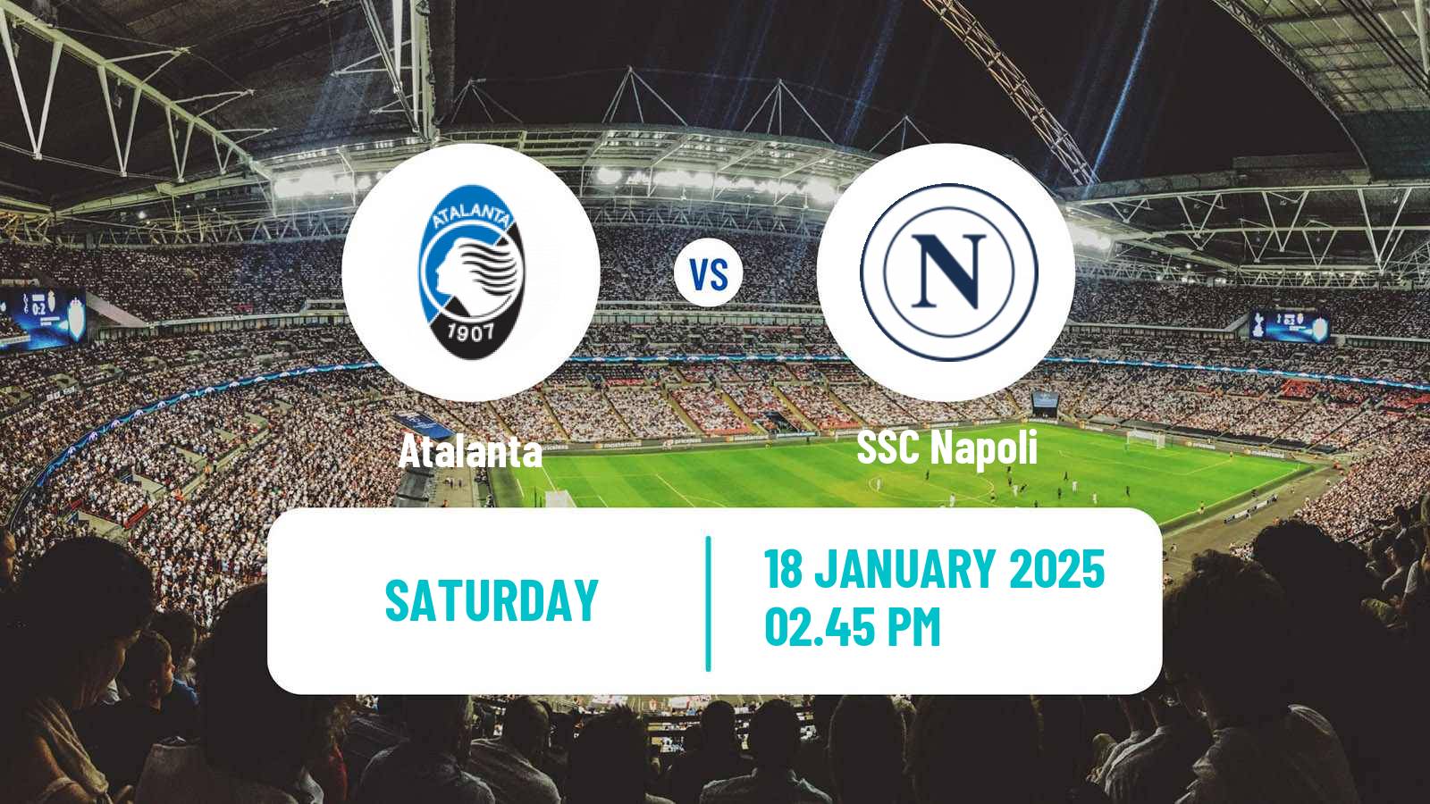 Soccer Italian Serie A Atalanta - Napoli